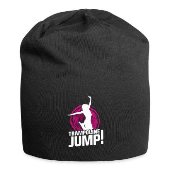 Trampoline Jump - Jersey-Beanie - Schwarz - Vorne
