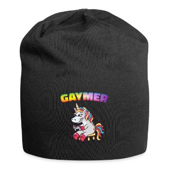 Unicorn Unicorns Mythical Creatures Mystical - Jersey Beanie - black - Front