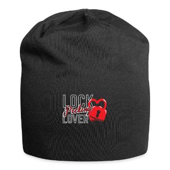Lock Picking Liebhaber Knacken Knacker Schloss - Jersey-Beanie - Schwarz - Vorne