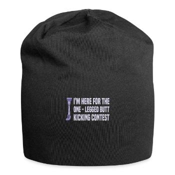 Leg amputation - Jersey Beanie - black - Front