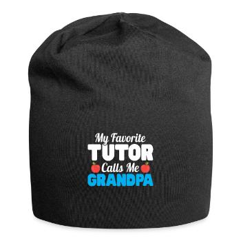 Tuteur Cadeau Tuteur - Bonnet en jersey - noir - Devant