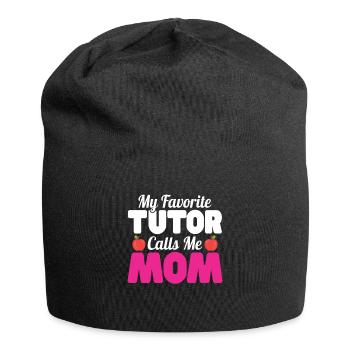 Tuteur Cadeau Tuteur - Bonnet en jersey - noir - Devant