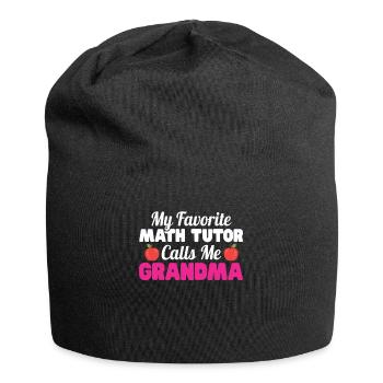 Tuteur Cadeau Tuteur - Bonnet en jersey - noir - Devant