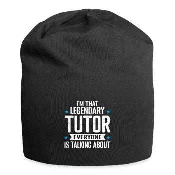Tuteur Cadeau Tuteur - Bonnet en jersey - noir - Devant