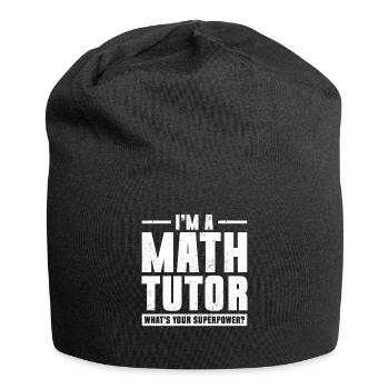 Tuteur Cadeau Tuteur - Bonnet en jersey - noir - Devant