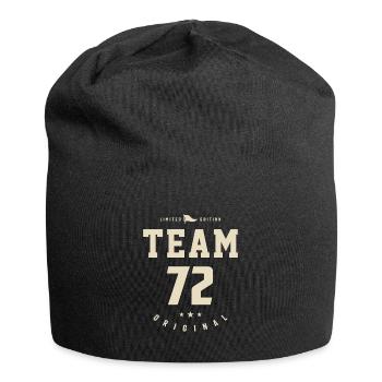 72 Years of Pure Awesomeness - 72nd Birthday - Jersey Beanie - black - Front