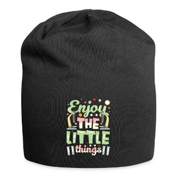 Enjoy the little things Microscopes Microscope - Jersey Beanie - black - Front