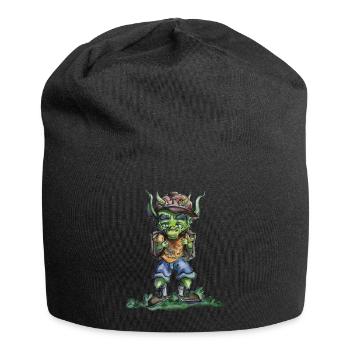 Dragon Going To School - Jersey Beanie - black - Front