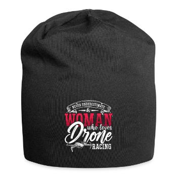 Drone Racing Never Underestimate Race Drone Racer - Jersey Beanie - black - Front