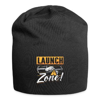 Drone Racing Zone de lancement Machine de course de drones - Bonnet en jersey - noir - Devant