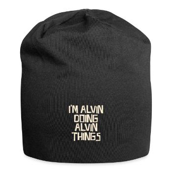 I'm Alvin doing Alvin things - Jersey-Beanie - Schwarz - Vorne