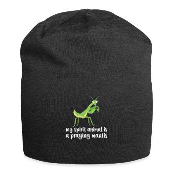 Mante religieuse Insectes Animaux de compagnie - Bonnet en jersey - charbon - Devant