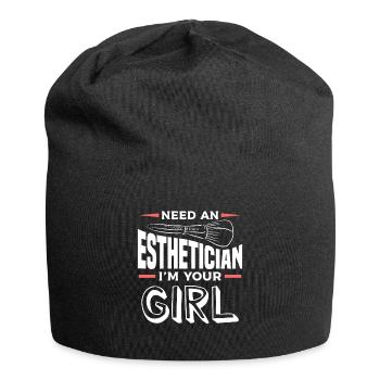 Besoin d’une esthéticienne Je suis votre fille Soins de la peau - Bonnet en jersey - noir - Devant
