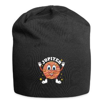 Jupiter Children Planet Universe - Jersey Beanie - black - Front