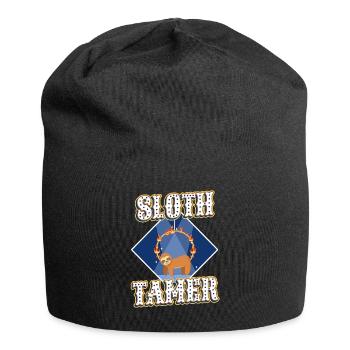 Paresseux - Bonnet en jersey - noir - Devant