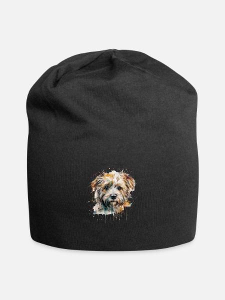 Bolonka Zwetna - Jersey-Beanie - Schwarz