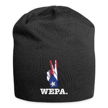 Fière fierté latino-portoricaine Latina Wepa - Bonnet en jersey - noir - Devant