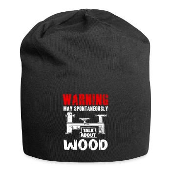 Woodturning Woodturning Wood Lathe Lathe - Jersey Beanie - black - Front
