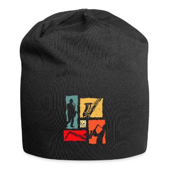 Trompete Retro - Jersey-Beanie - Schwarz - Vorne