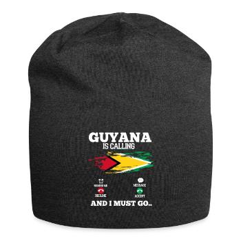 Guyana - Bonnet en jersey - charbon - Devant
