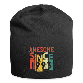 Awesome Since 1993 30th Birthday Retro Classic - Jersey Beanie - black - Front