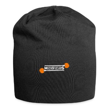 Seulement ici pour le verre fondu - soufflage de verre - Bonnet en jersey - noir - Devant