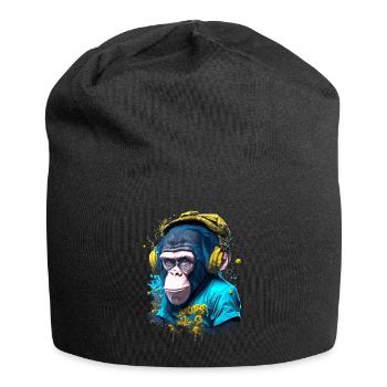 Iconic monkey - Jersey Beanie - black - Front