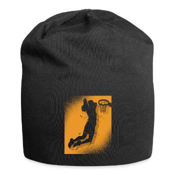 Basketball Basketballer - Jersey-Beanie - Schwarz - Vorne