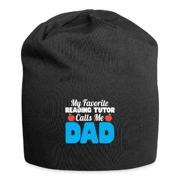 Tuteur Cadeau Tuteur - Bonnet en jersey - noir - Devant