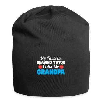 Tuteur Cadeau Tuteur - Bonnet en jersey - noir - Devant