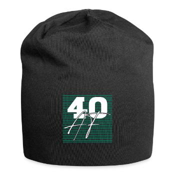 40 Af Sarcastic Birthday - Jersey Beanie - black - Front