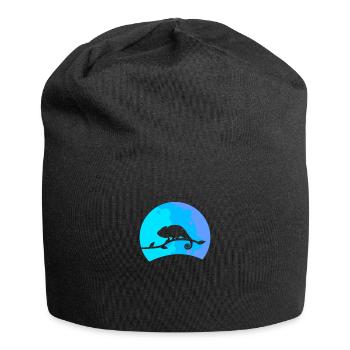 Caméléon Art Hommes Femmes Enfants Garçons Filles Caméléons - Bonnet en jersey - noir - Devant