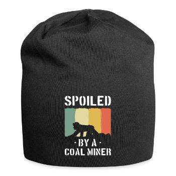 Frau von Minenarbeiter Ehepartner - Jersey-Beanie - Schwarz - Vorne