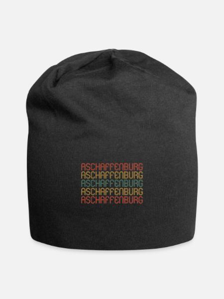 Aschaffenburgerin Aschaffenburger Aschaffenburg - Jersey-Beanie - Schwarz