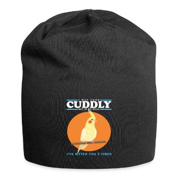 Cockatiels Bird Bird Owner Gift - Jersey Beanie - black - Front