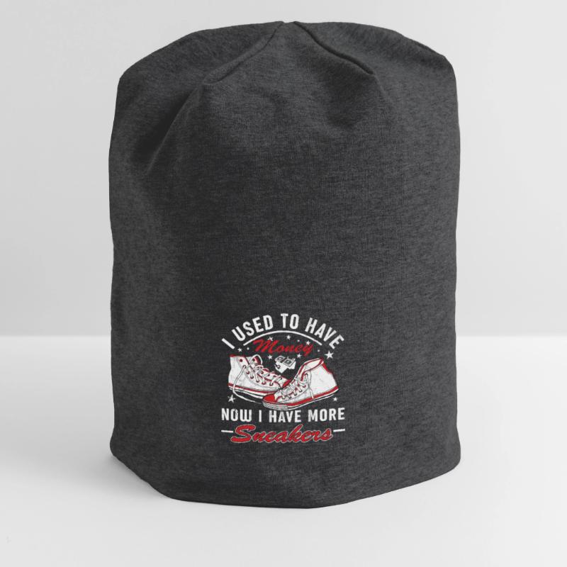 Collectionneur de baskets « J’avais de l’argent » Bonnet en jersey