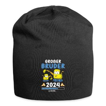 Großer Bruder 2024 Bagger - Jersey-Beanie - Schwarz - Vorne