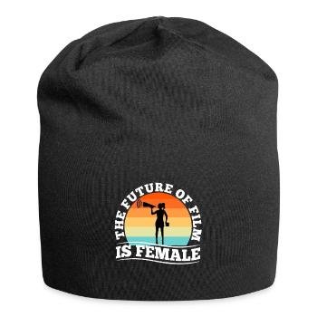 The Future Of Film Is Female - Jersey-Beanie - Schwarz - Vorne