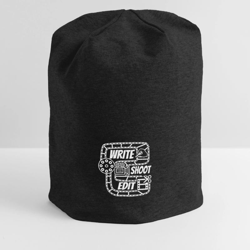 Write Shoot Edit Repeat Jersey-Beanie
