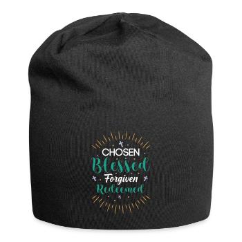 Chosen Forgiven Redeemed - Jersey Beanie - black - Front