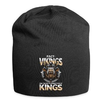 Vikings Are The Sixth Generation Of Kings - Jersey-Beanie - Schwarz - Vorne