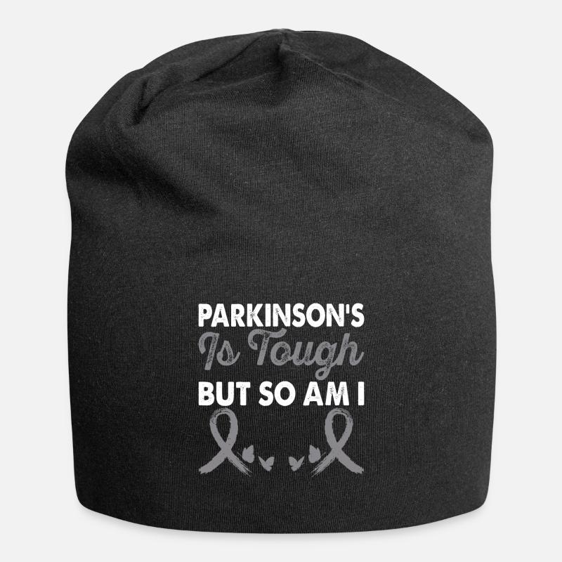 Die Parkinson-krankheit Ist Hart Monat Des - Jersey-Beanie - Schwarz