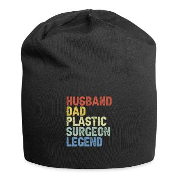 Husband, Father, Plastic Surgeon, Surgeon - Jersey Beanie - black - Front