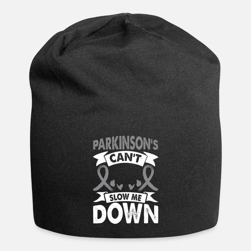 Die Parkinson-krankheit Kann Mich Nicht Bremsen. - Jersey-Beanie - Schwarz