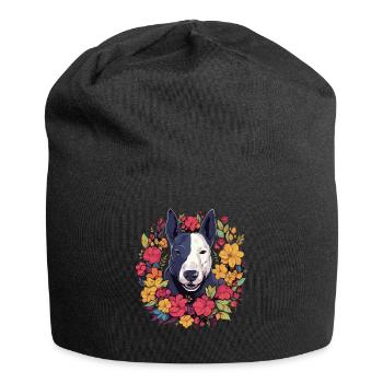 Bull Terrier Bull Terrier Dog Gift - Jersey Beanie - black - Front