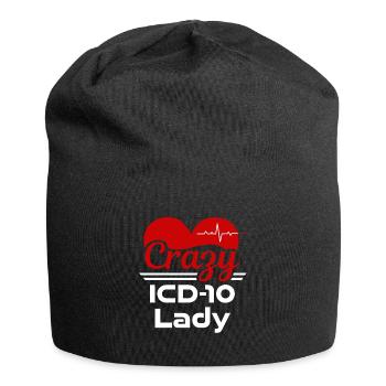 Medizinischer Kodierer Beruf Medizinische - Jersey-Beanie - Schwarz - Vorne