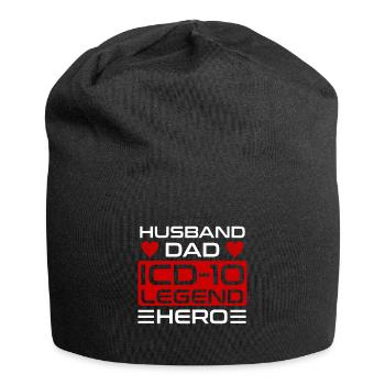 Medizinischer Kodierer Beruf Medizinische - Jersey-Beanie - Schwarz - Vorne