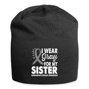 Wear gray for the month of awareness for - Jersey Beanie - black - Front