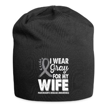Wear gray for the month of enlightenment about - Jersey Beanie - black - Front