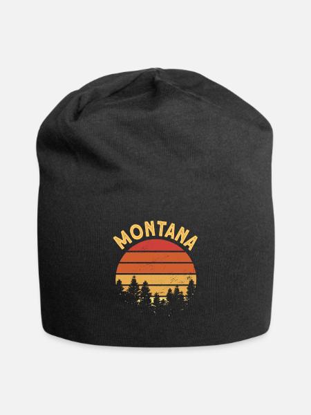 Montana - Jersey-Beanie - Schwarz